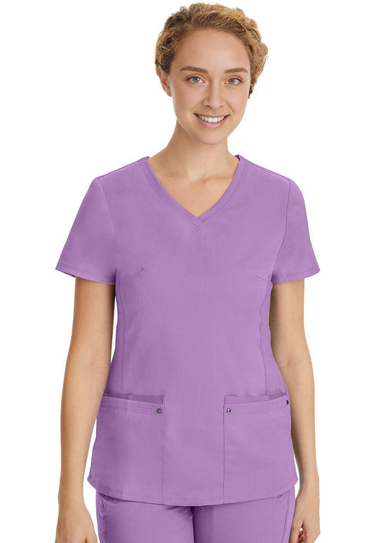 Healing Hands Purple Label Juliet V Neck Scrub Top 2245