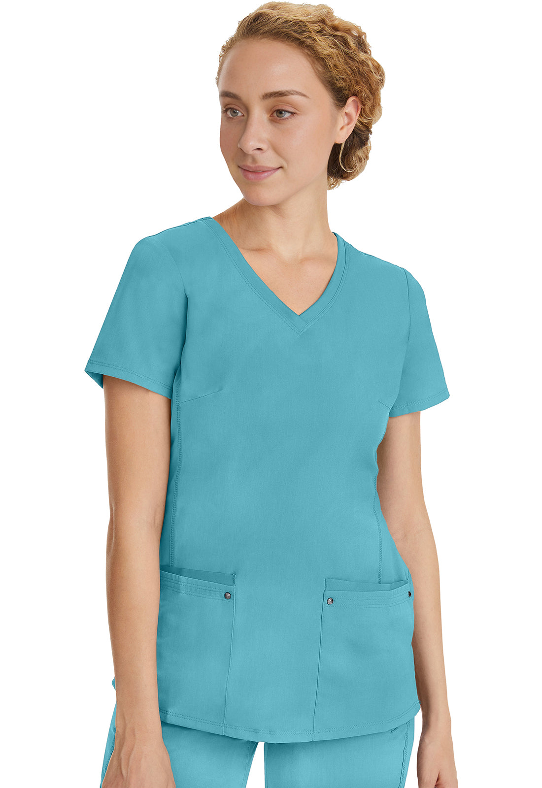 Healing Hands Purple Label Juliet V Neck Scrub Top 2245