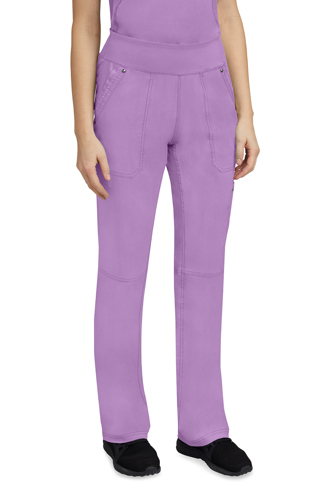 Healing Hands Purple Label Tori Yoga Scrub Pant 9133 in Purple, Spectra