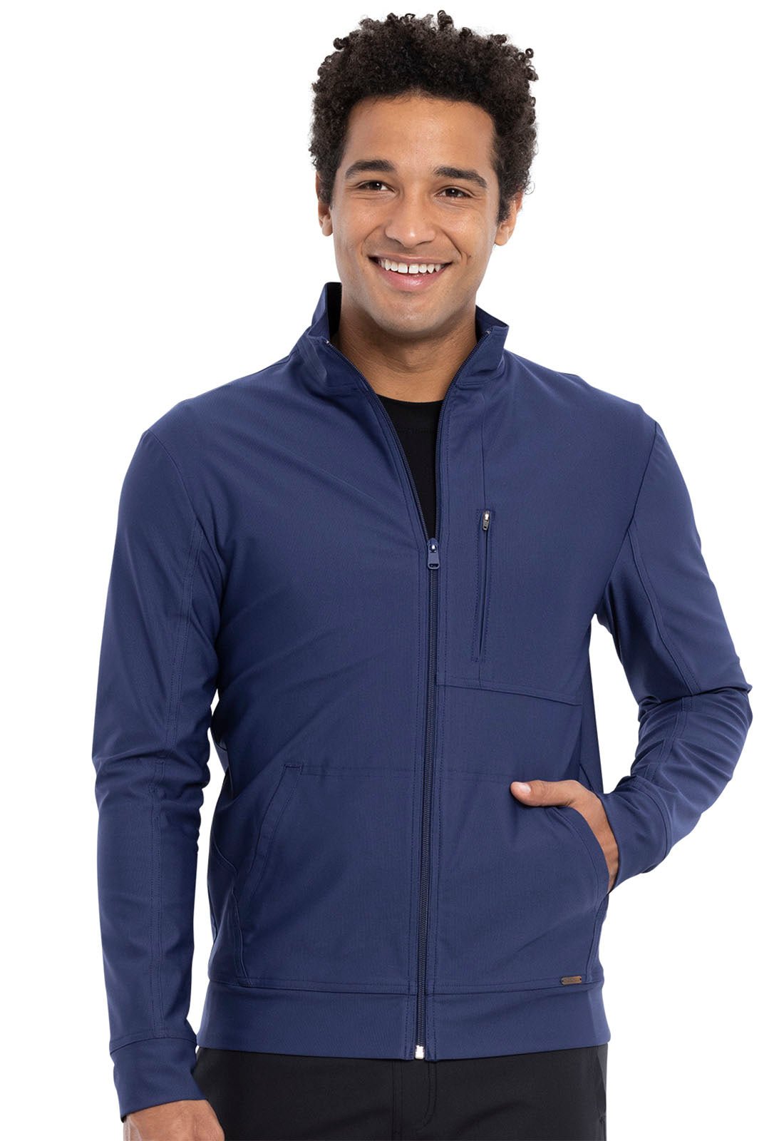 Cherokee Form Scrubs Men's Zip Front Jacket CK399 - Scrubs Select