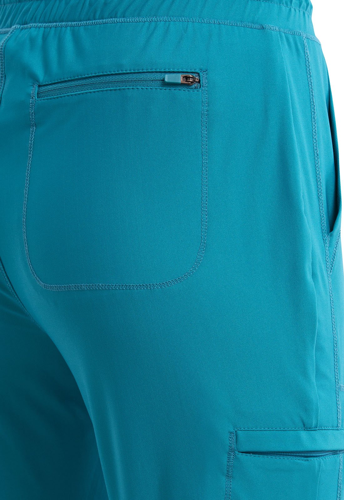 Cherokee Form Tapered Leg Pant CK095 in Caribbean, Ciel, Hunter, Teal - Scrubs Select