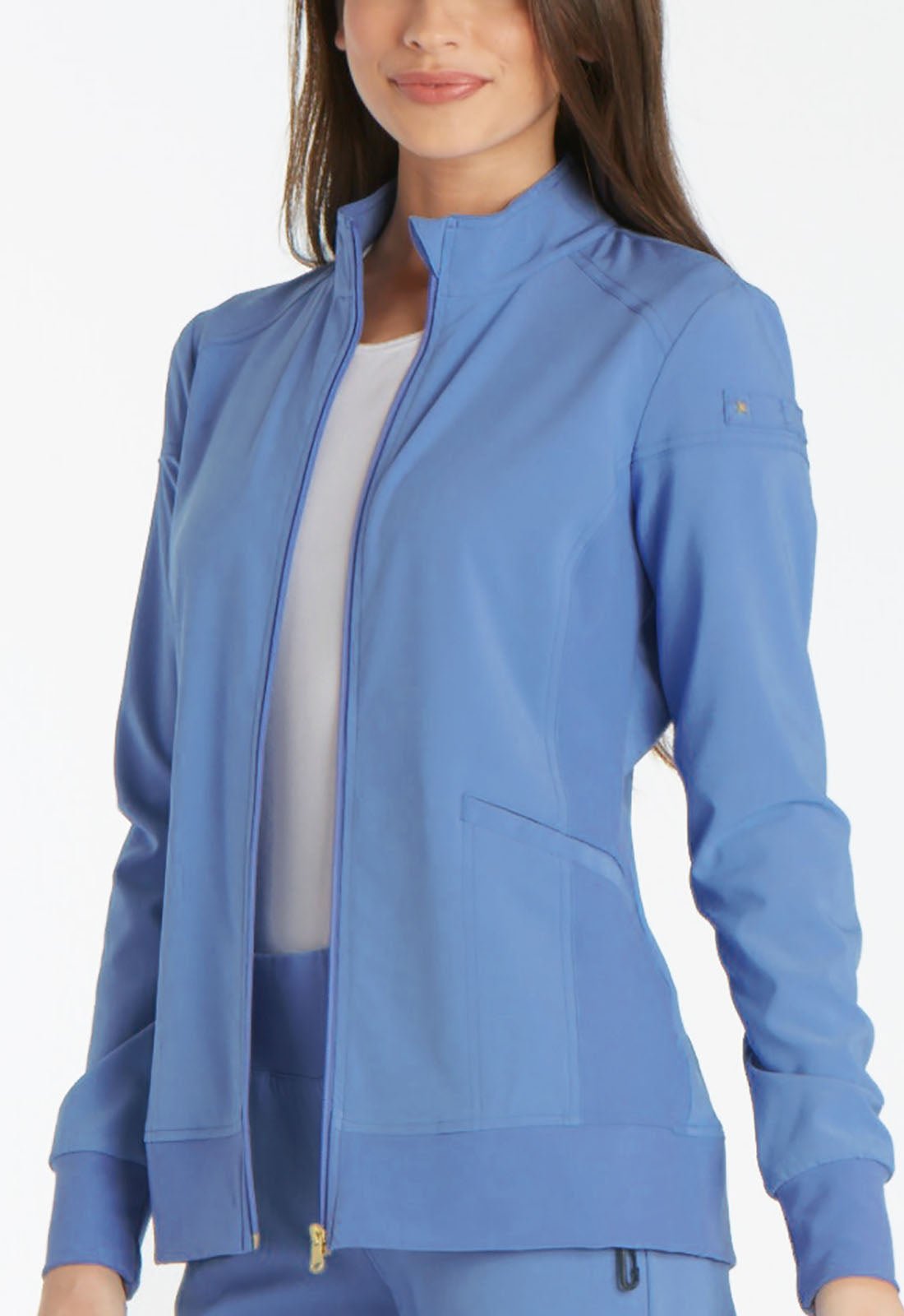 Cherokee iFlex Zip Front Scrub Jacket CK303 - Scrubs Select