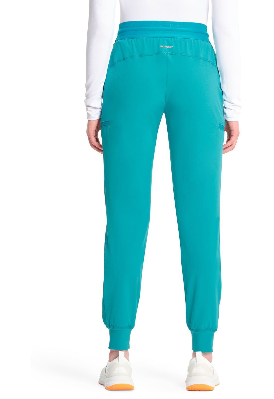 Cherokee Infinity GNR8 Jogger Scrub Pant IN122A in Caribbean, Ciel, Hunter, Teal, Wine - Scrubs Select