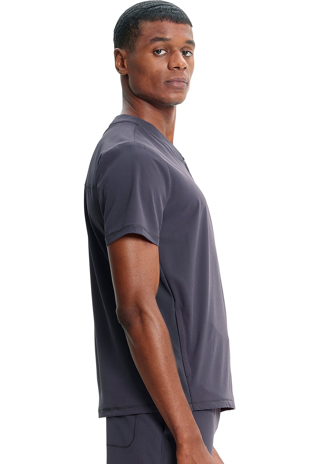 Cherokee Infinity GNR8 Men s V Neck Scrub Top IN702A Black Caribbean Scrubs Select