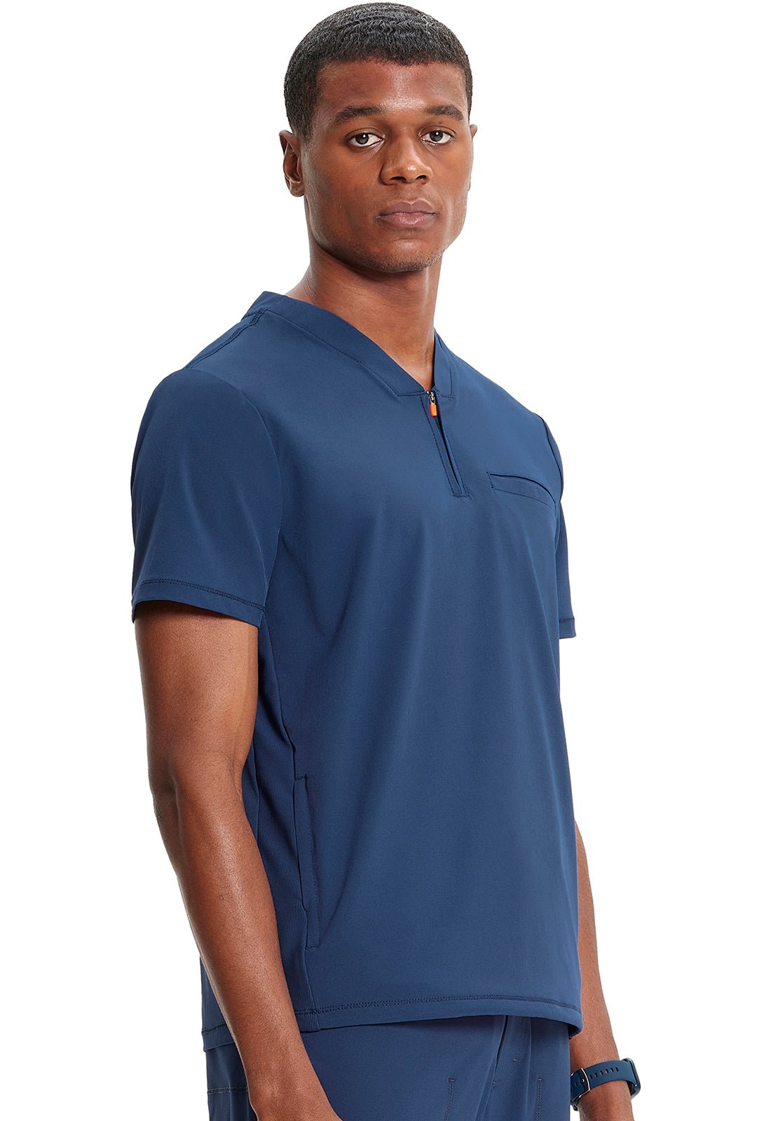 Cherokee Infinity GNR8 Men's V Neck Scrub Top IN702A Black, Caribbean, Ciel, Navy, Pewter, Royal - Scrubs Select