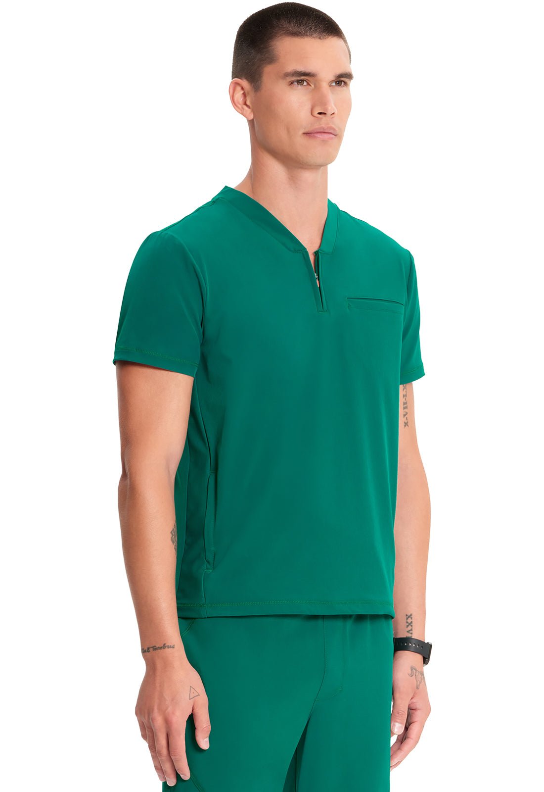 Cherokee Infinity GNR8 Men's V Neck Scrub Top IN702A Hunter, Matcha Latte, Teal - Scrubs Select