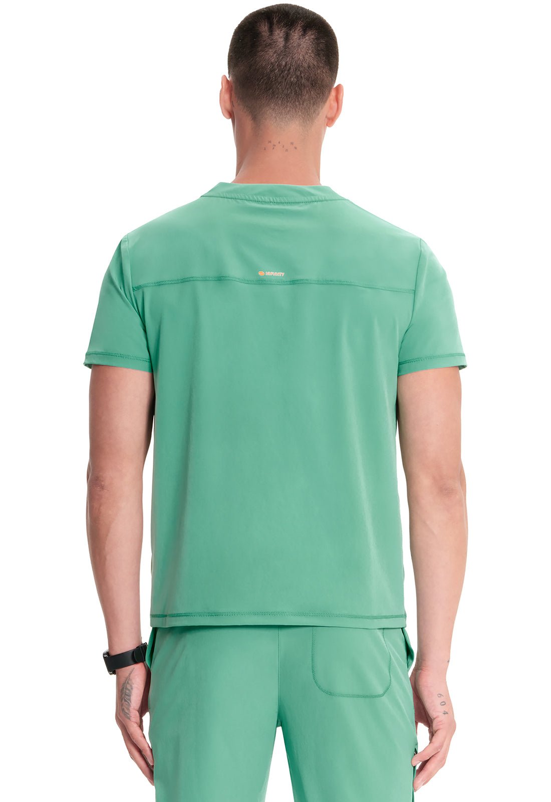 Cherokee Infinity GNR8 Men's V Neck Scrub Top IN702A Hunter, Matcha Latte, Teal - Scrubs Select