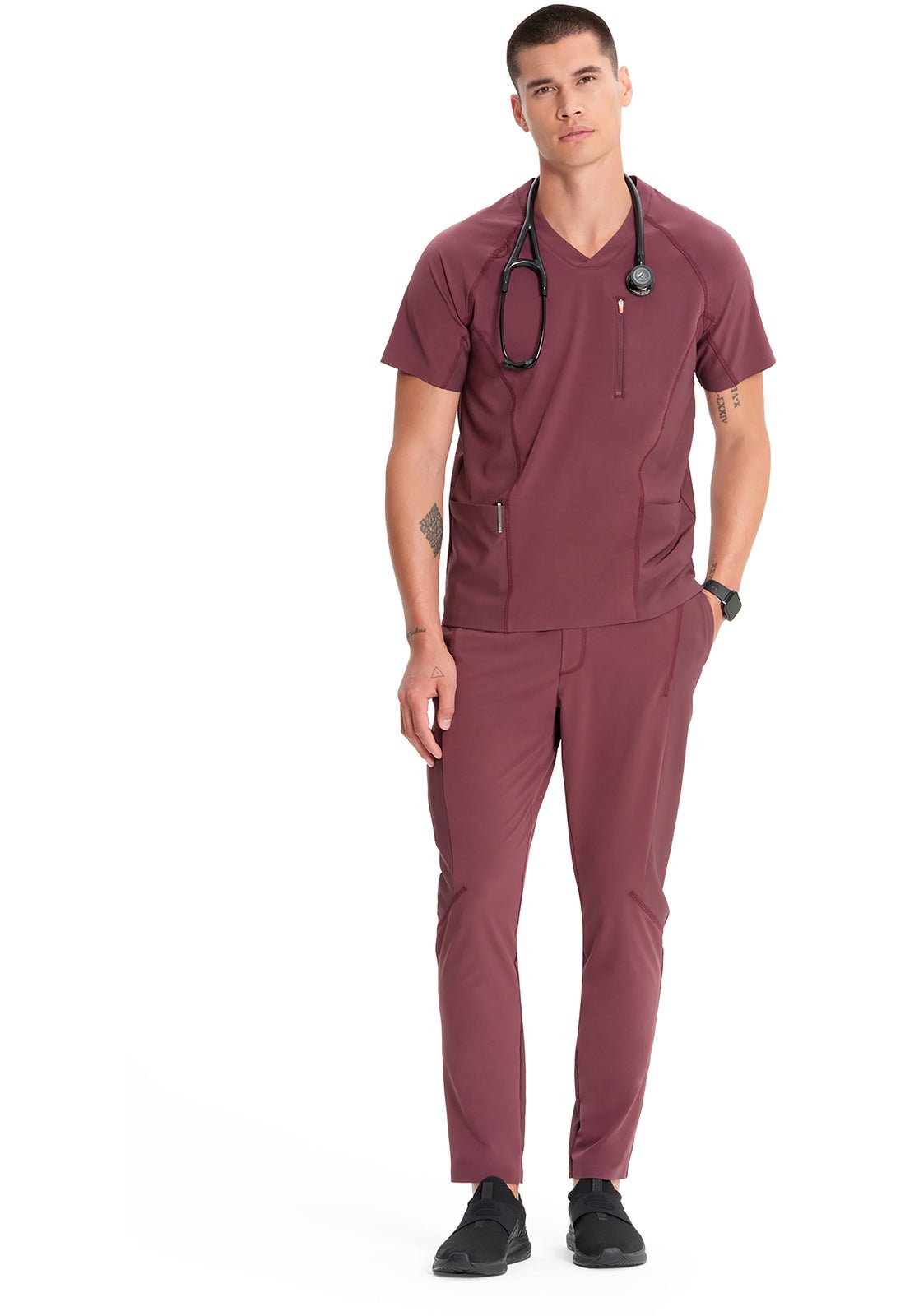 Cherokee Infinity GNR8 Scrubs Men's V Neck Top IN616A - Scrubs Select