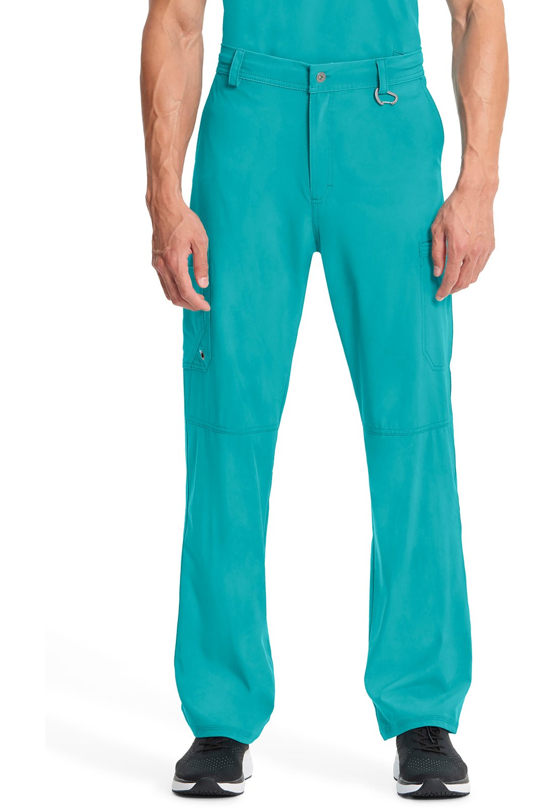 Cherokee Infinity Men's Fly Front Scrub Pant CK200A Hunter, Khaki, Red, Teal - Scrubs Select