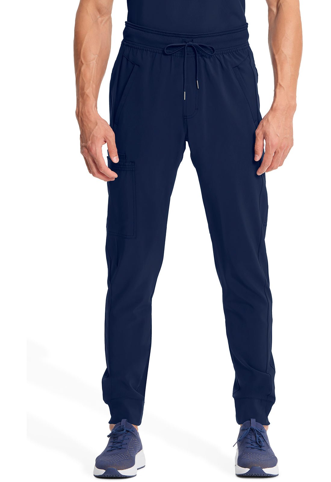 Cherokee Infinity Men's Scrub Jogger Pant CK004A Black, Navy, Pewter, Royal - Scrubs Select