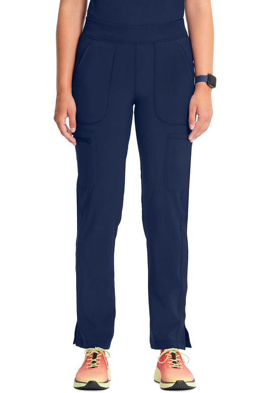 Cherokee Infinity Tapered Leg Scrub Pull On Pant CK065A in Black, Navy, Pewter, Royal - Scrubs Select