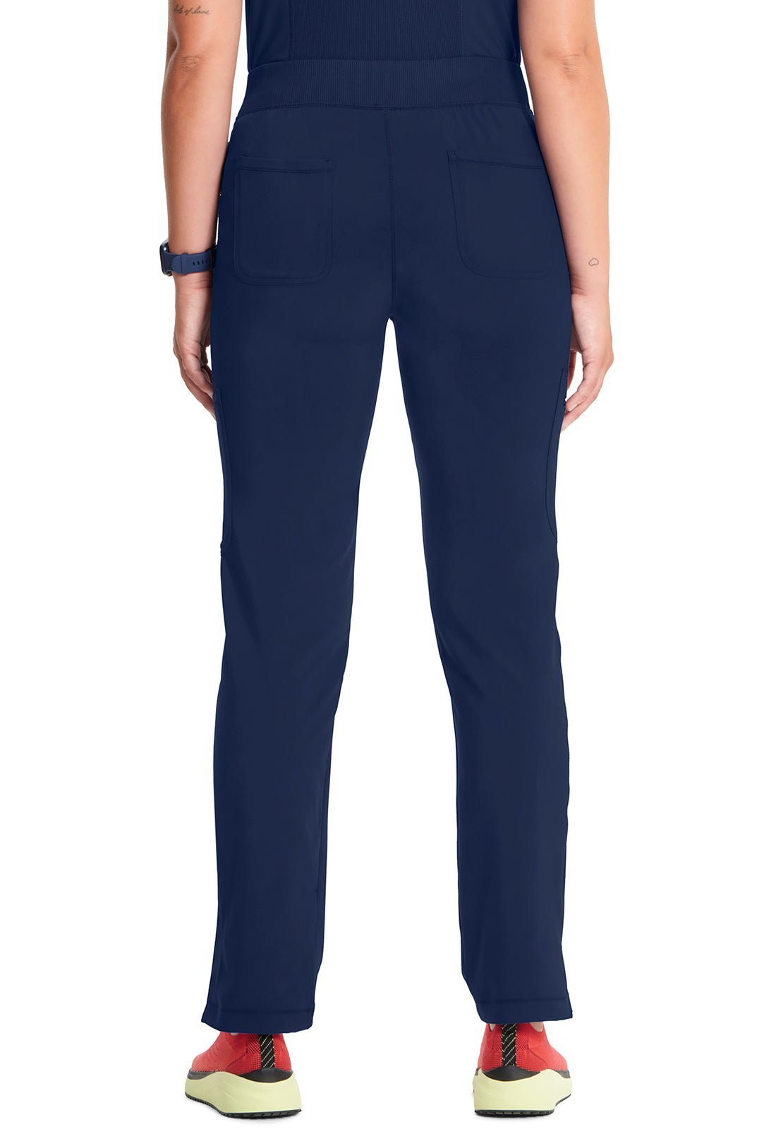 Cherokee Infinity Tapered Leg Scrub Pull On Pant CK065A in Black, Navy, Pewter, Royal - Scrubs Select