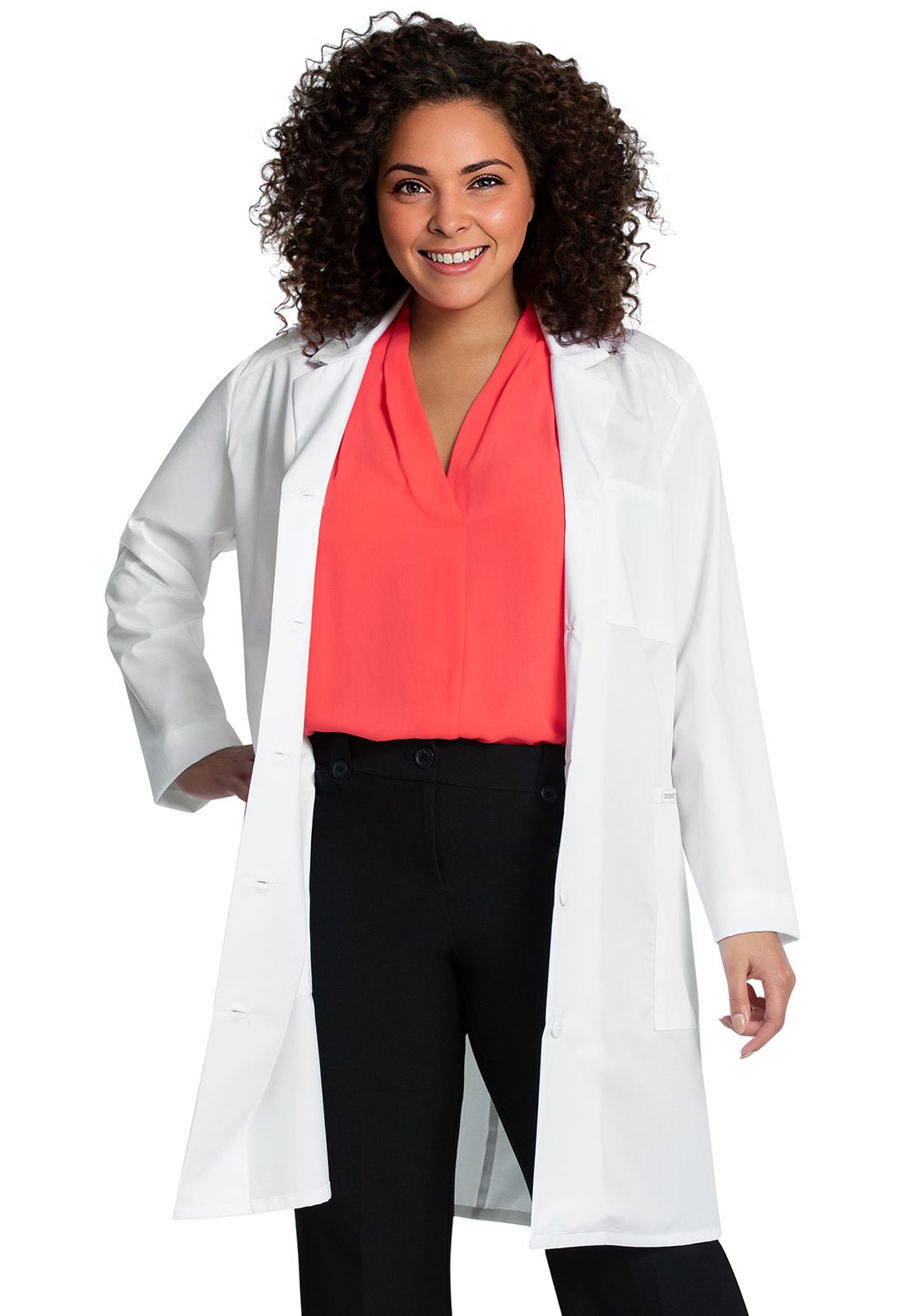 Cherokee Project Lab 37" Lab Coat CK421 WHT - Scrubs Select