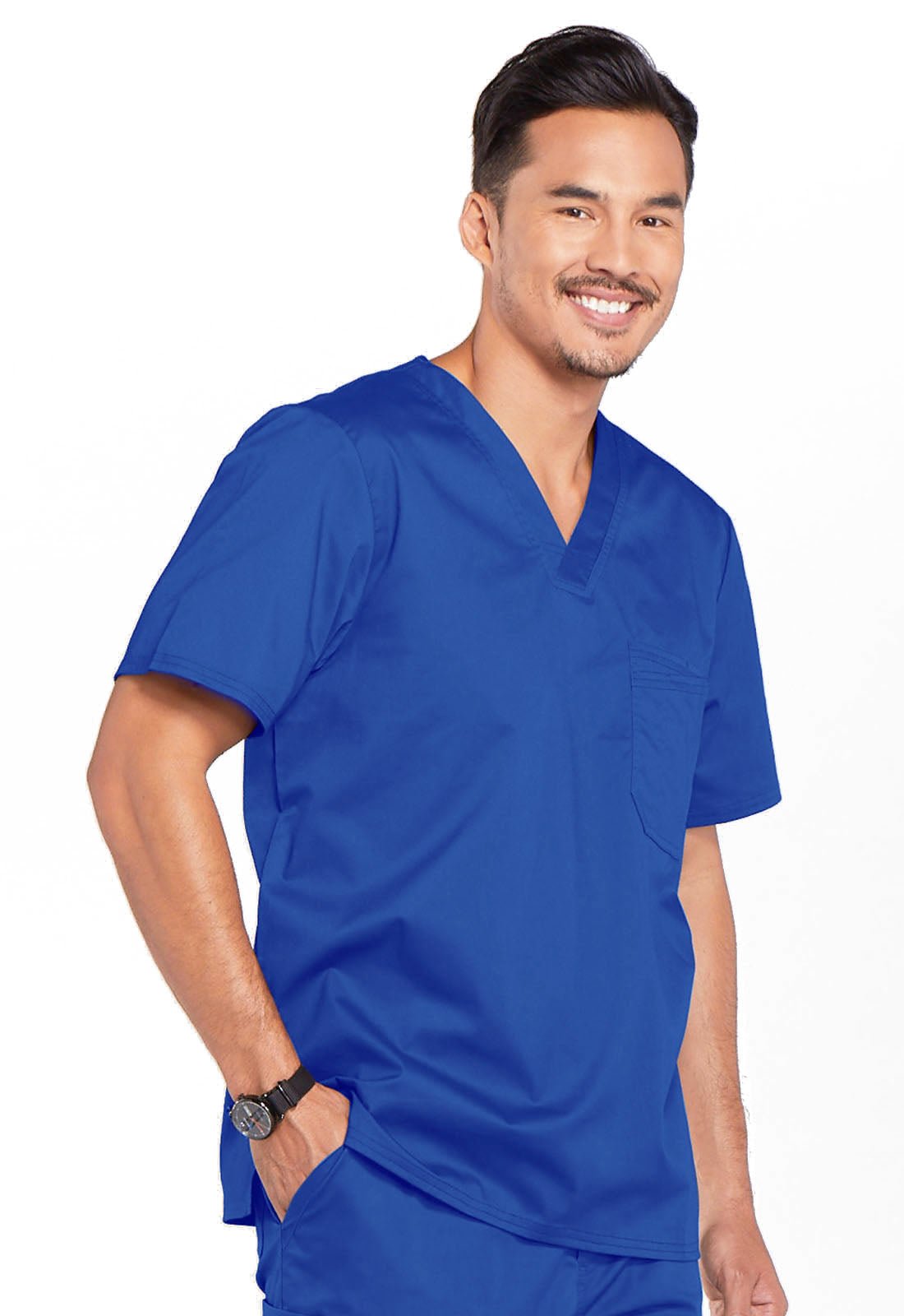 Cherokee Scrubs WW Core Stretch Men's V Neck Top 4743 - Scrubs Select