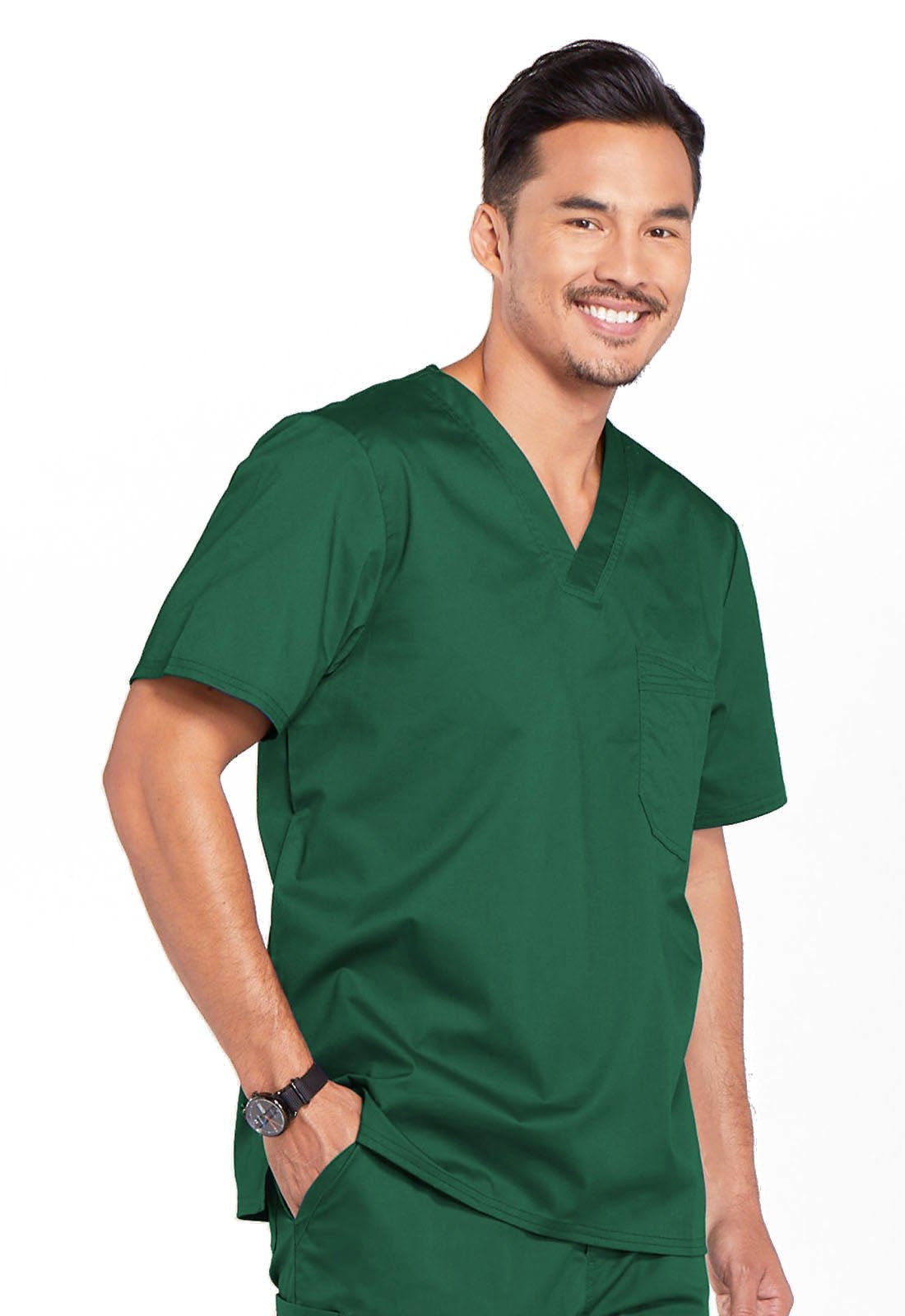 Cherokee Scrubs WW Core Stretch Men's V Neck Top 4743 - Scrubs Select