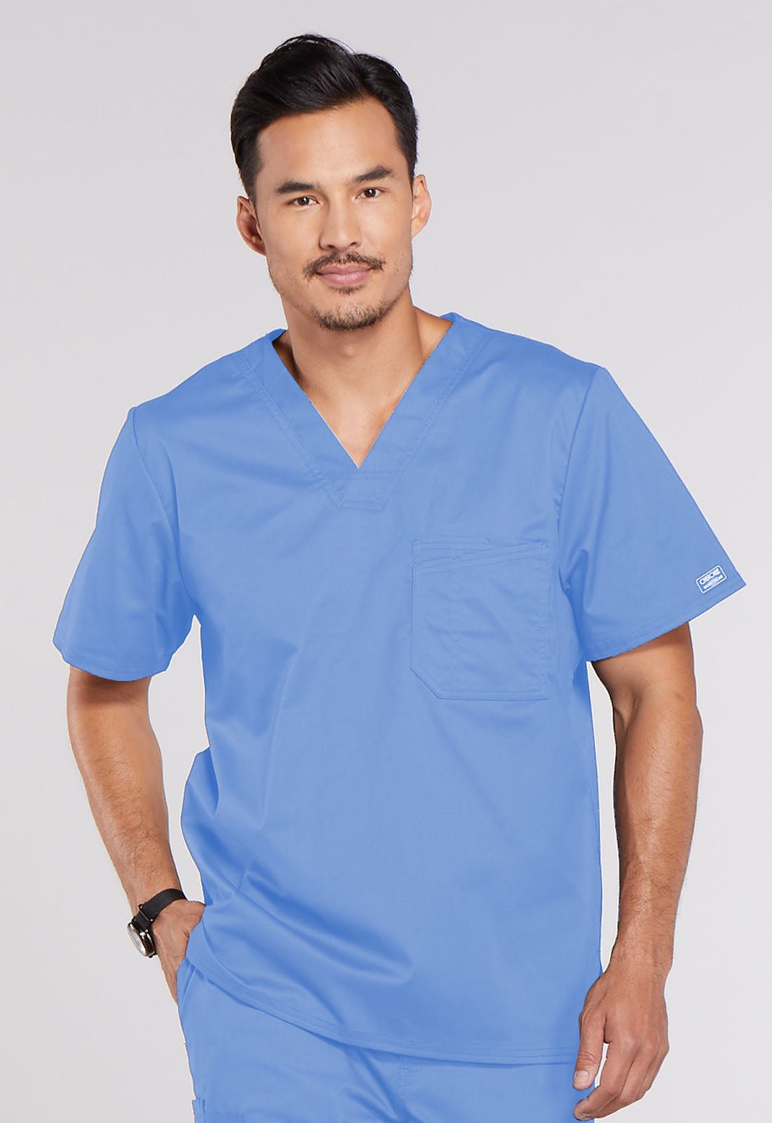 Cherokee Scrubs WW Core Stretch Men's V Neck Top 4743 - Scrubs Select