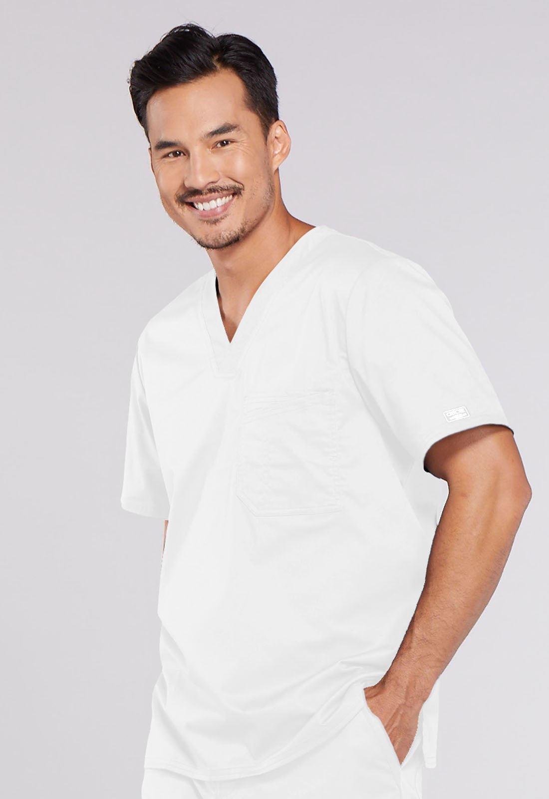 Cherokee Scrubs WW Core Stretch Men's V Neck Top 4743 - Scrubs Select