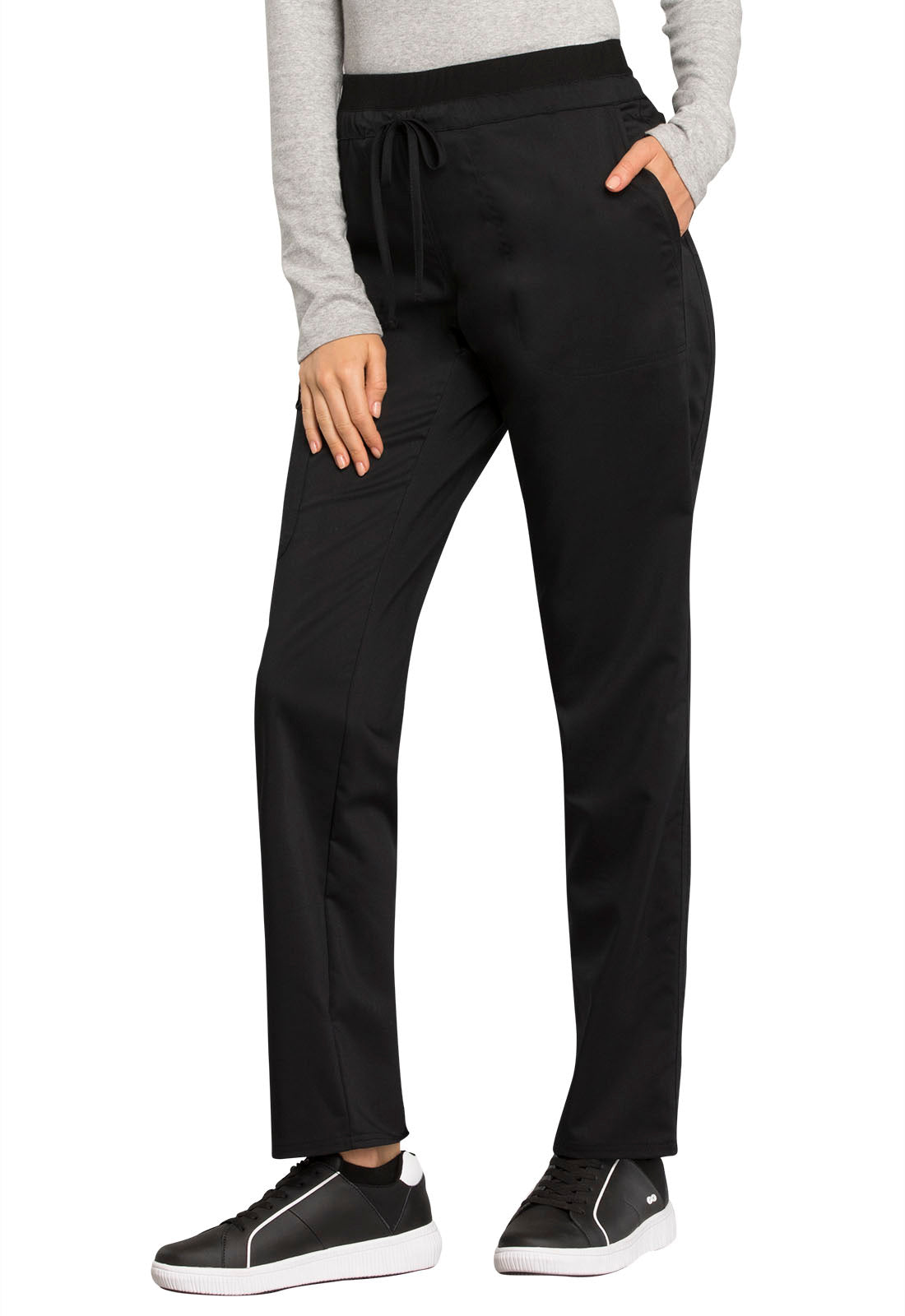 Cherokee WW Revolution Drawstring Scrub Pant WW105 in Black, Navy, Pewter, Royal - Scrubs Select