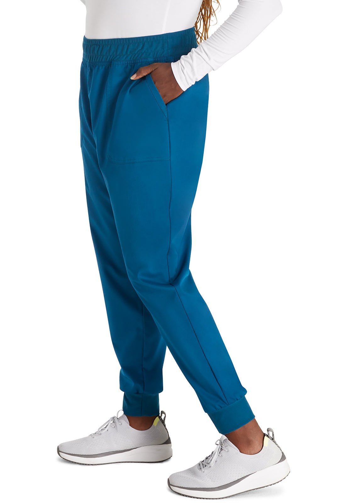 Cherokee WW Revolution Scrubs Jogger Pant WW115 in Caribbean, Ciel, Teal, Wine - Scrubs Select