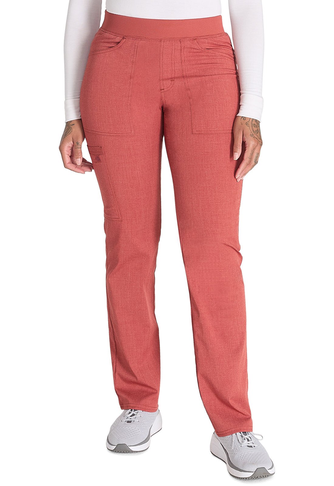 Dickies Balance Pull On Pant DK135 in Clay, Strawberrry, Mystic Peach - Scrubs Select