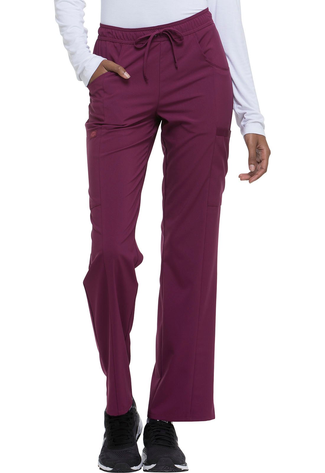 Dickies EDS Essentials Drawstring Pant DK010 Caribbean, Ciel, Royal, Wine - Scrubs Select