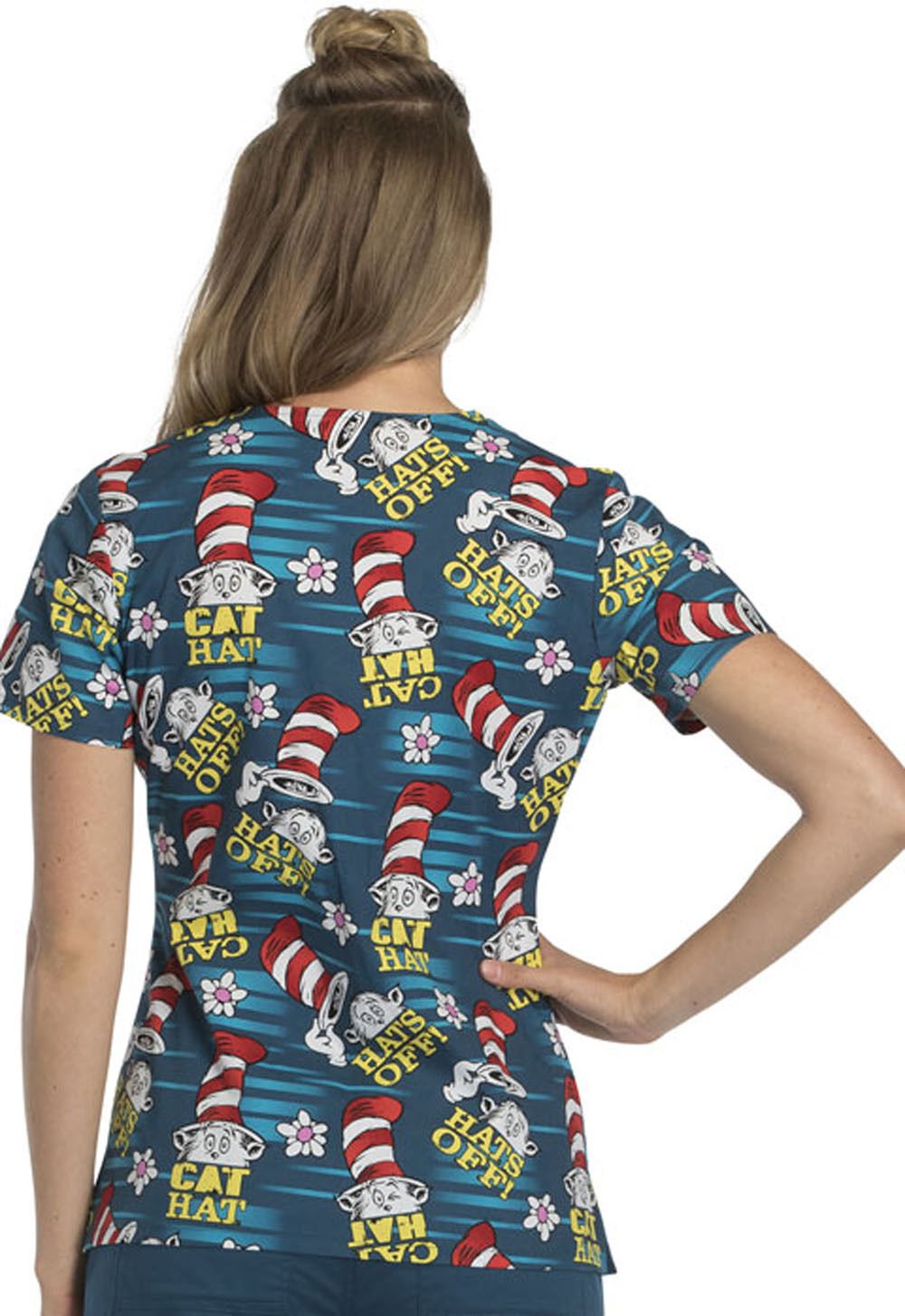 Dr. Seuss Tooniforms V - Neck Scrub Top TF614 SEOF - Scrubs Select