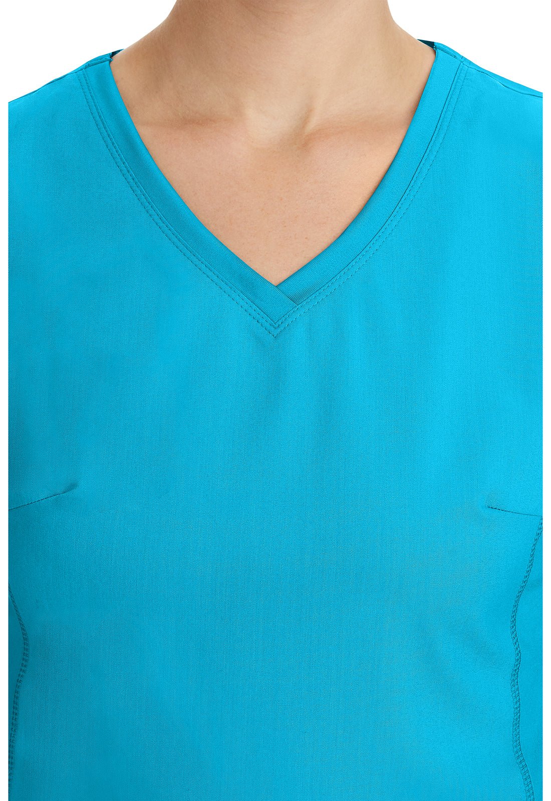 Healing Hands Purple Label Juliet V Neck Scrub Top 2245 Khaki, Turquoise - Scrubs Select