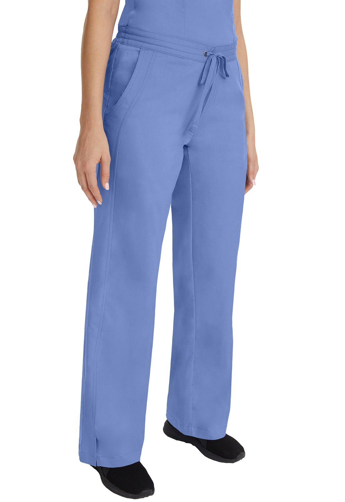 Healing Hands Purple Label Scrubs Taylor Pant 9095 Caribbean, Ceil, White, Wine - Scrubs Select