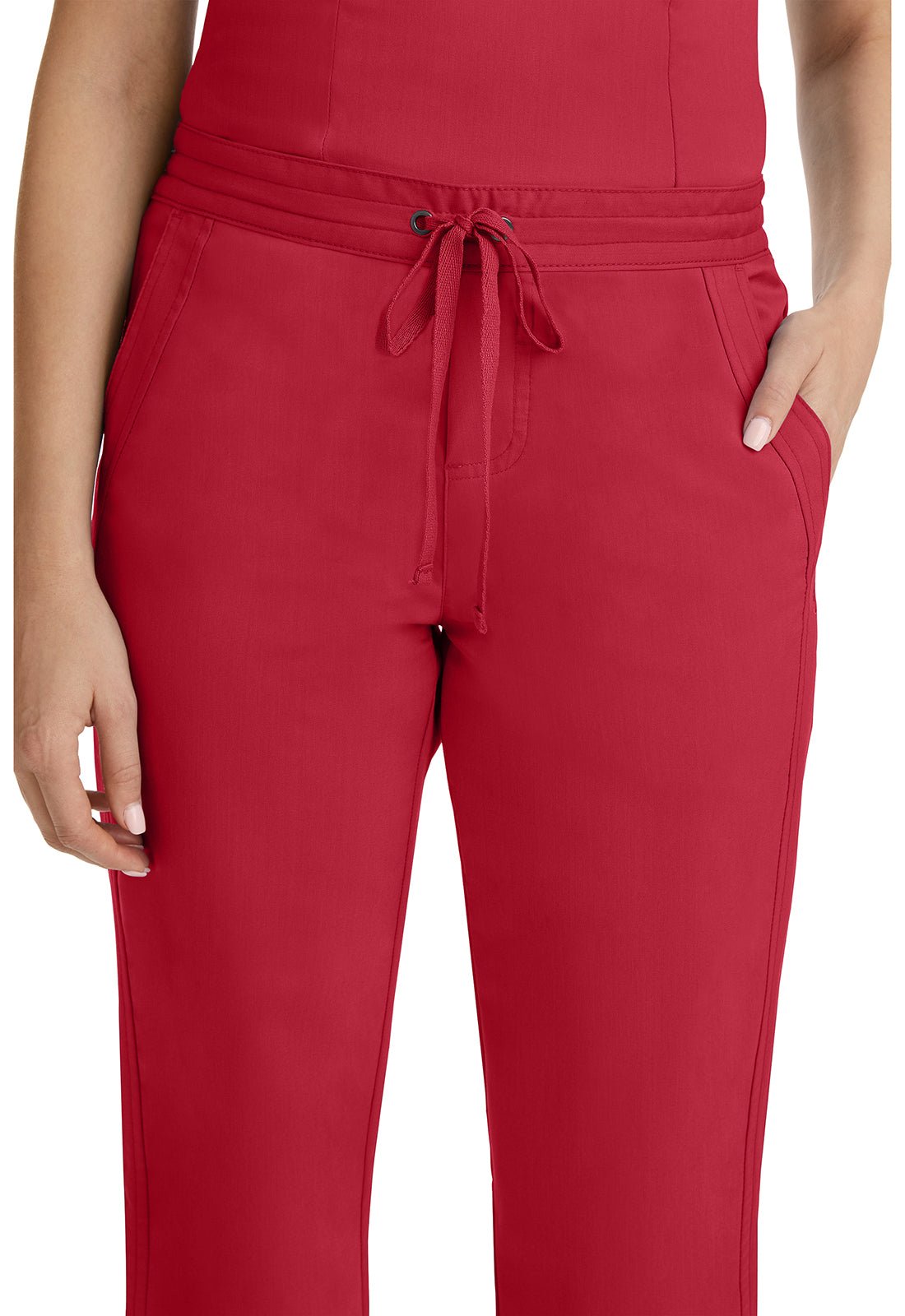 Healing Hands Purple Label Scrubs Taylor Pant 9095 Hunter, Red - Scrubs Select