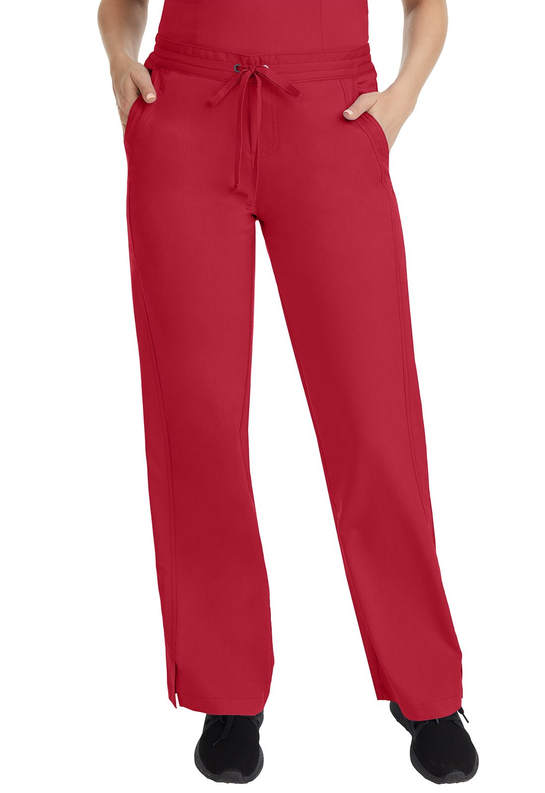 Healing Hands Purple Label Scrubs Taylor Pant 9095 Hunter, Red - Scrubs Select