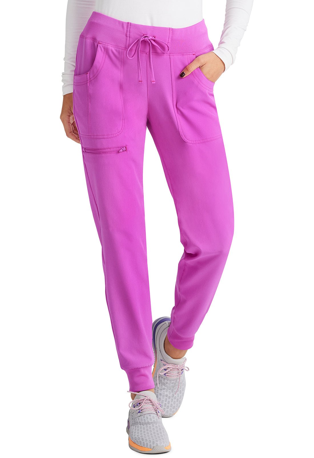 HeartSoul Drawstring Jogger Pant HS030 Berry Blast, Go Green, Pink Dream - Scrubs Select