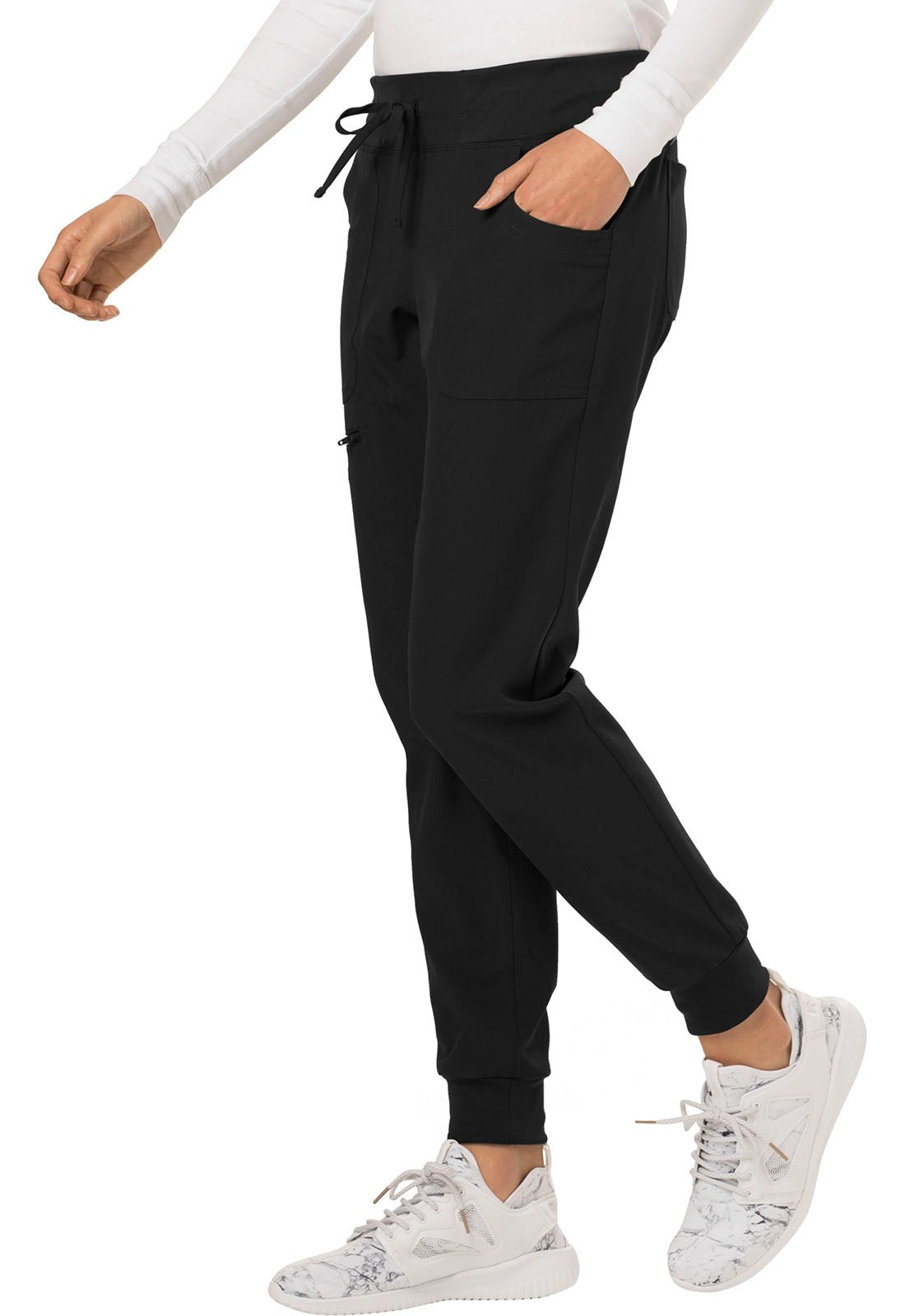 HeartSoul Drawstring Jogger Pant HS030 in Black, Galaxy, Navy, Red - Scrubs Select