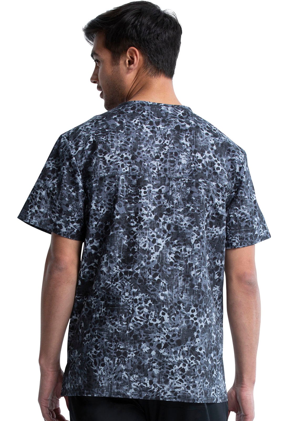 In The Wild Cherokee Scrubs Men's V Neck Top CK692 INHW - Scrubs Select