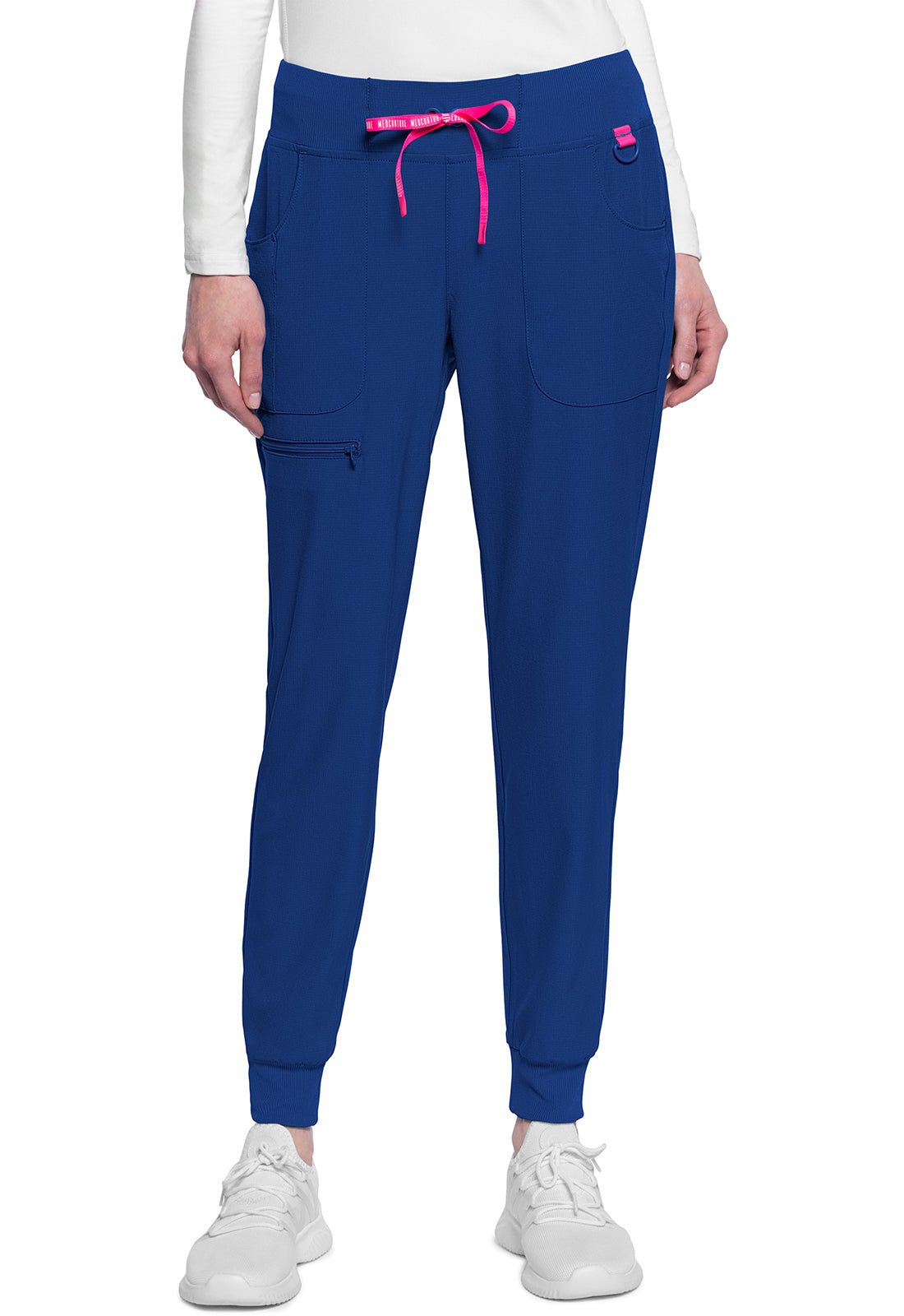 Med Couture AMP Jogger Scrub Pant MC102 in Black, Navy, Pewter, Royal - Scrubs Select