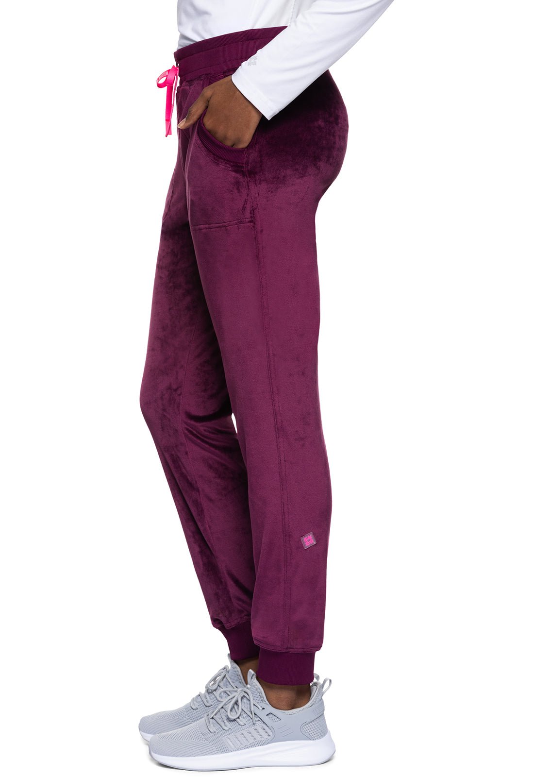 Med Couture Amp Velour Jogger Scrub Pant MC107 - Scrubs Select