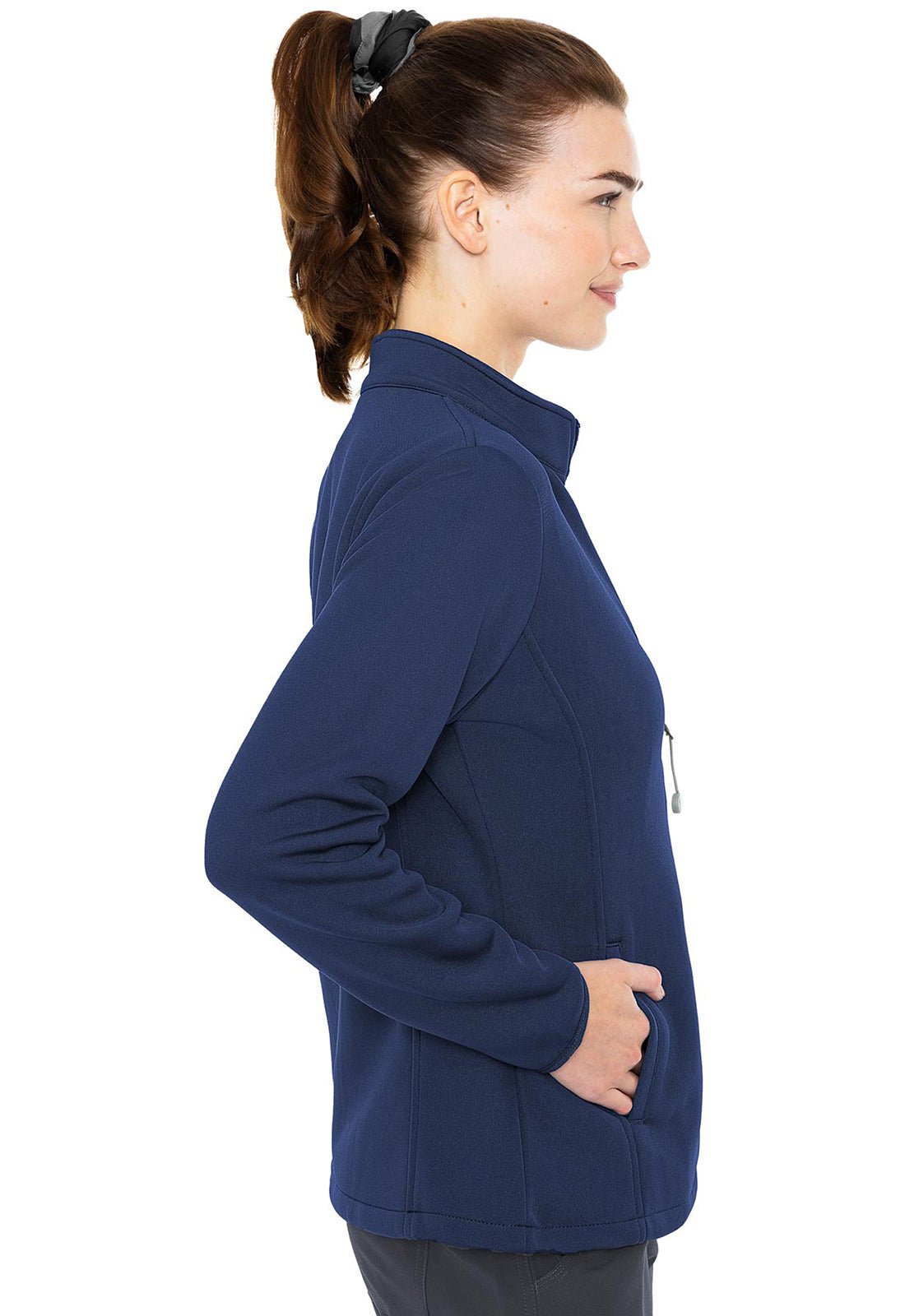 Med Couture Layers Performance Fleece Scrub Jacket MC8684 - Scrubs Select