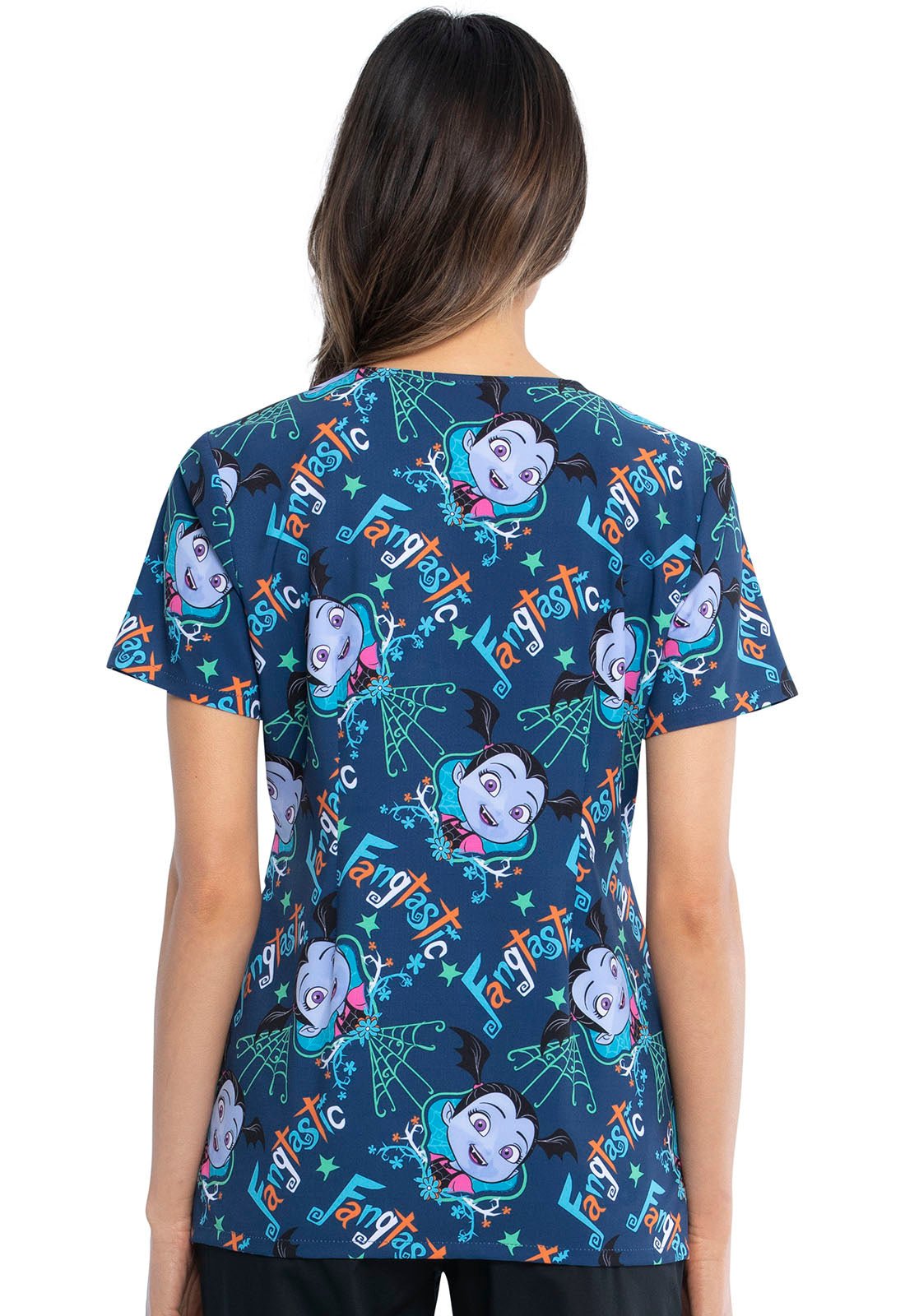 Vampirina Tooniforms Licensed Disney V Neck Scrub Top TF626 VPVP - Scrubs Select