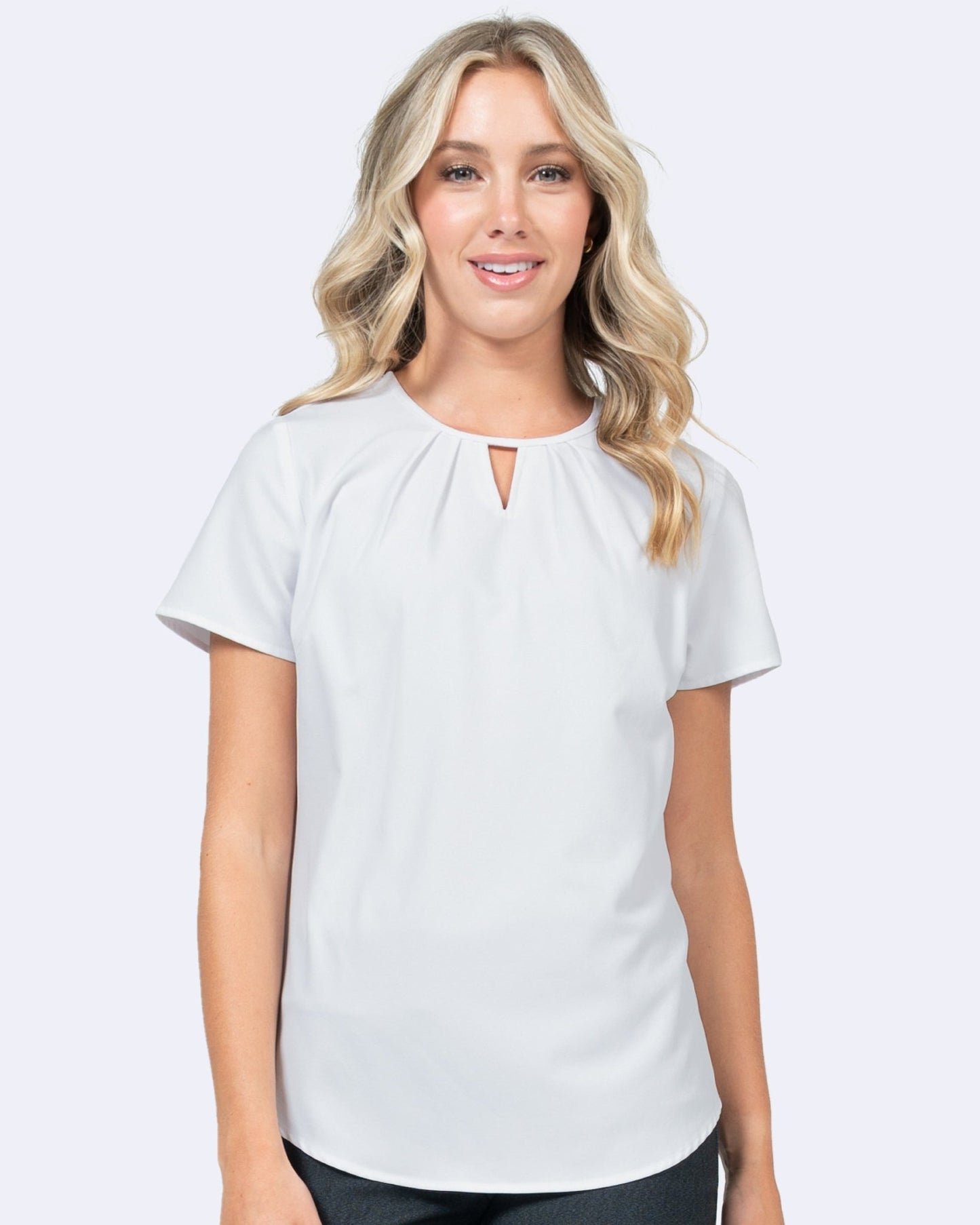 Zavate Key Hole Neck Scrub Top 1127 - Scrubs Select