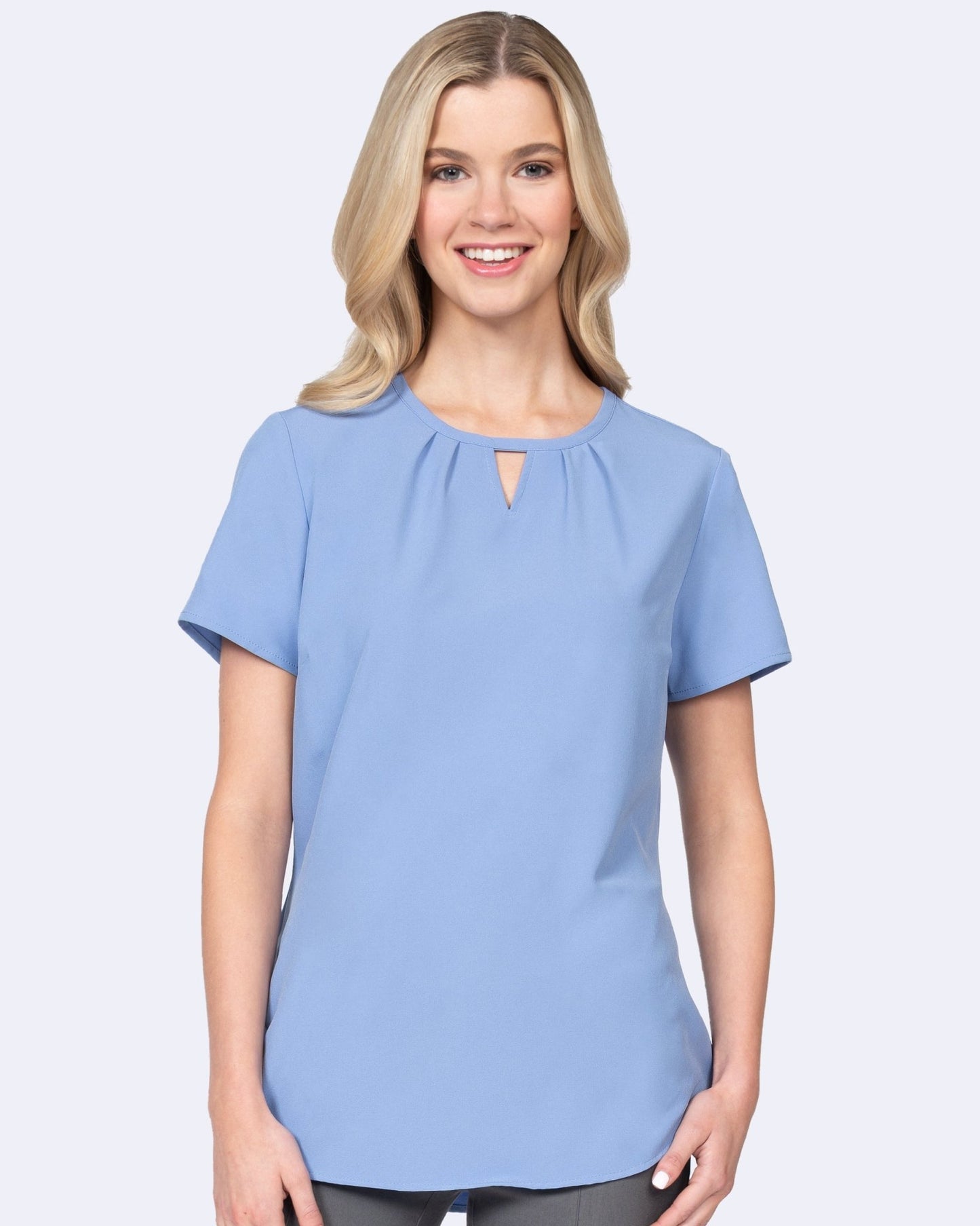 Zavate Key Hole Neck Scrub Top 1127 - Scrubs Select