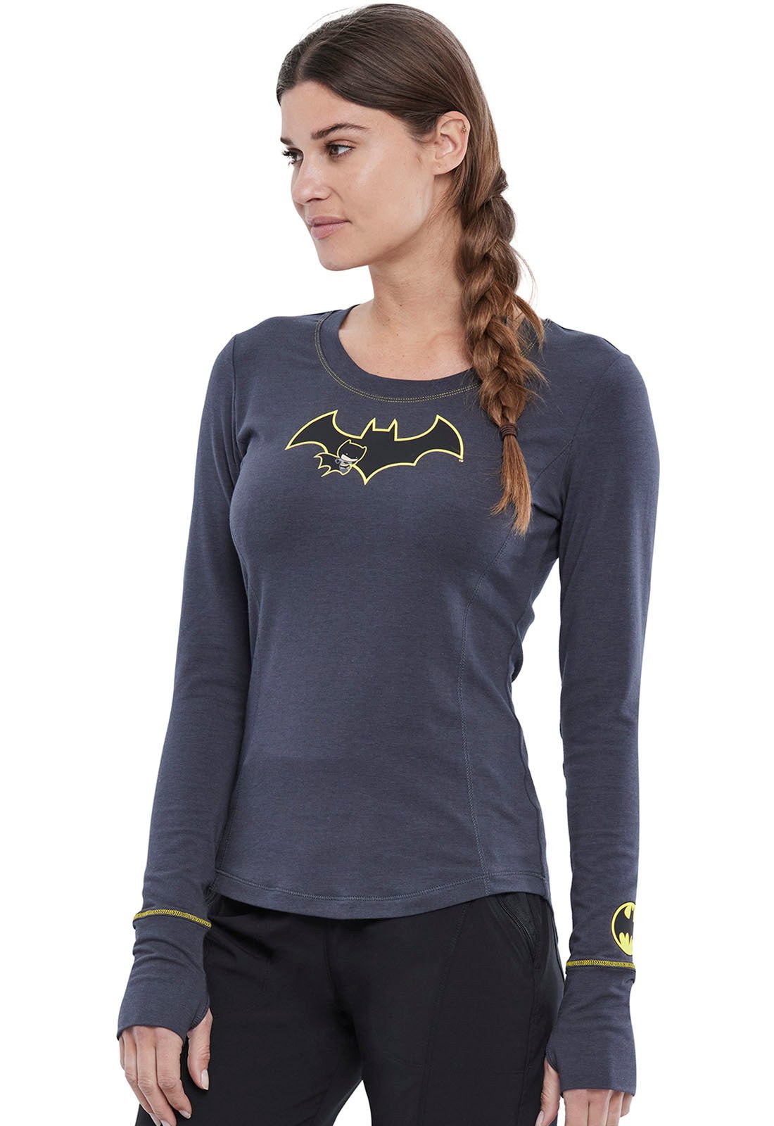 Batman Tooniforms DC Comics Underscrub Knit Tee TF718 DMCD - Scrubs Select