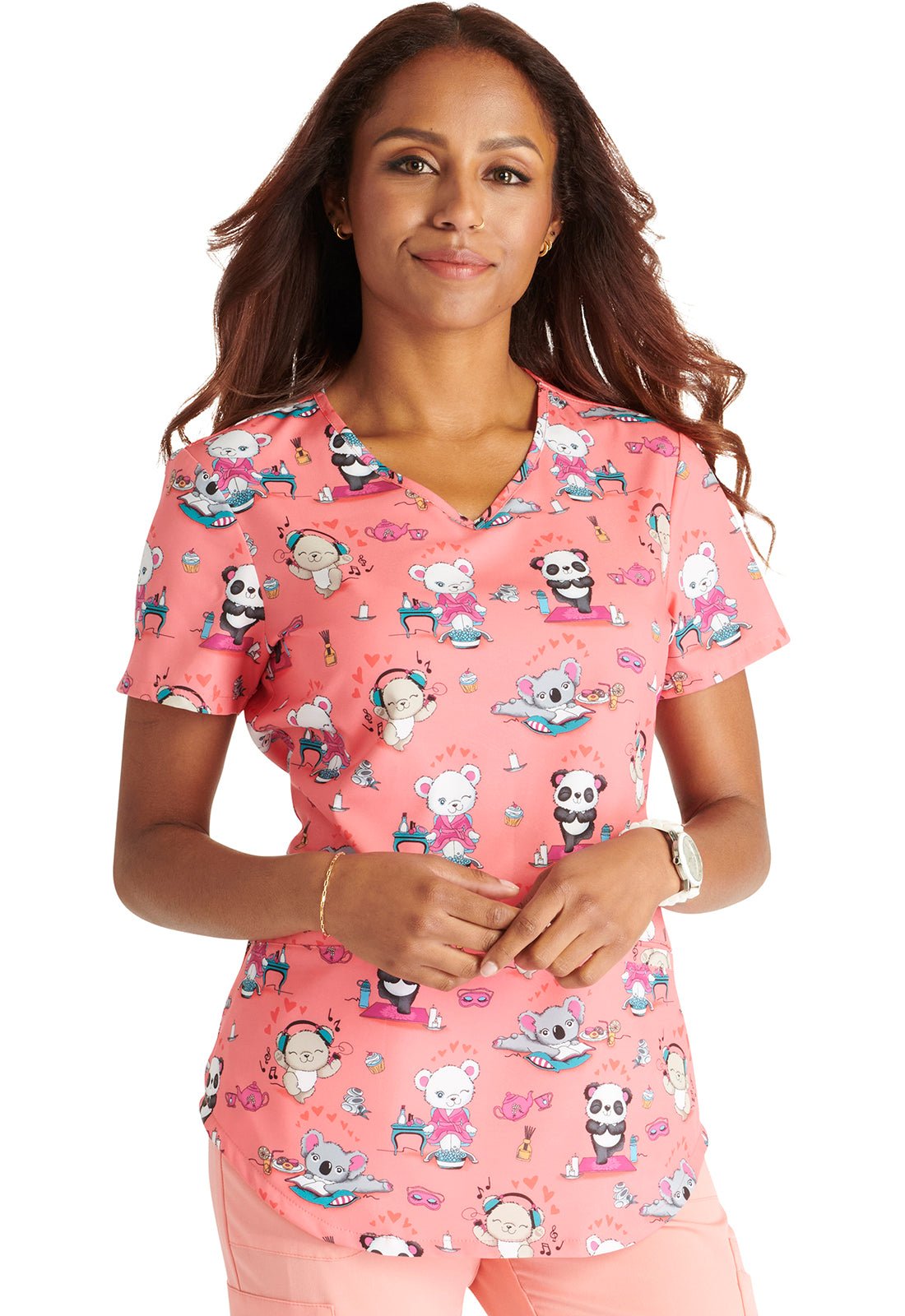 Animal print scrubs cheap shop