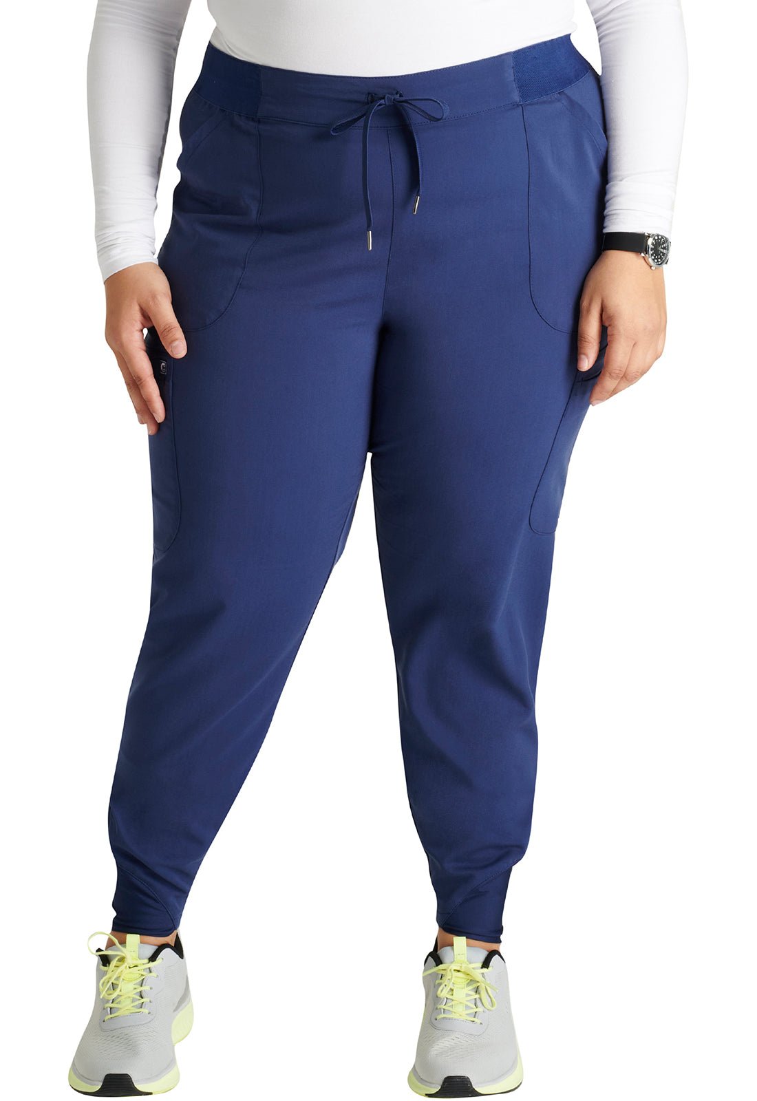 Cherokee Atmos Scrub Pull On Jogger Pant CK138A in Black, Navy, Pewter, Royal - Scrubs Select