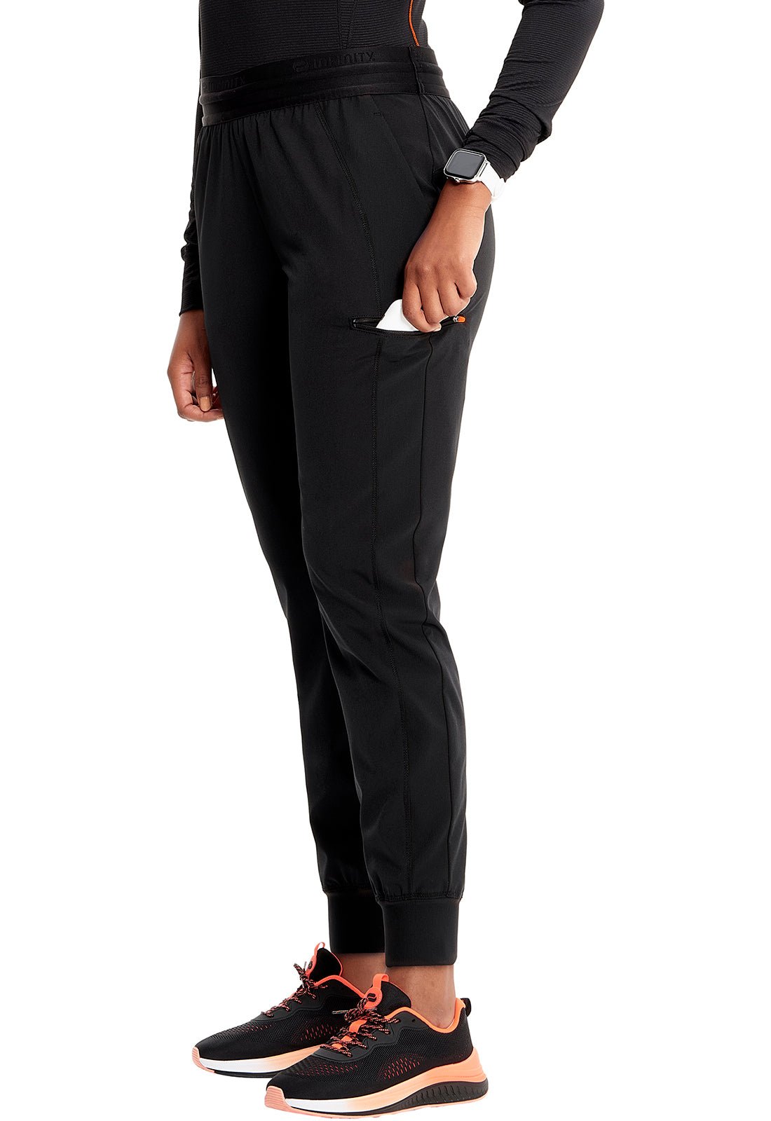 Cherokee Infinity GNR8 Jogger Pant IN122A in Black, Navy, Pewter, Royal - Scrubs Select