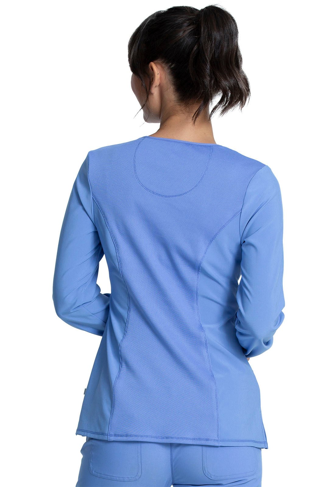 Cherokee Infinity Scrub Long Sleeve Round Neck Top CK781A - Scrubs Select