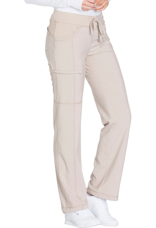 Cherokee Infinity Straight Leg Drawstring Scrub Pant 1123A in Galaxy, Khaki, Wine - Scrubs Select