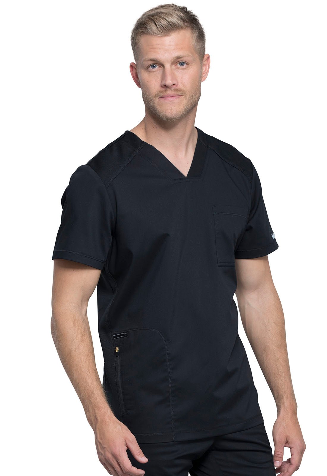 Cherokee Scrubs WW Revolution Men's V Neck WW603 Black, Navy, Pewter, Royal - Scrubs Select