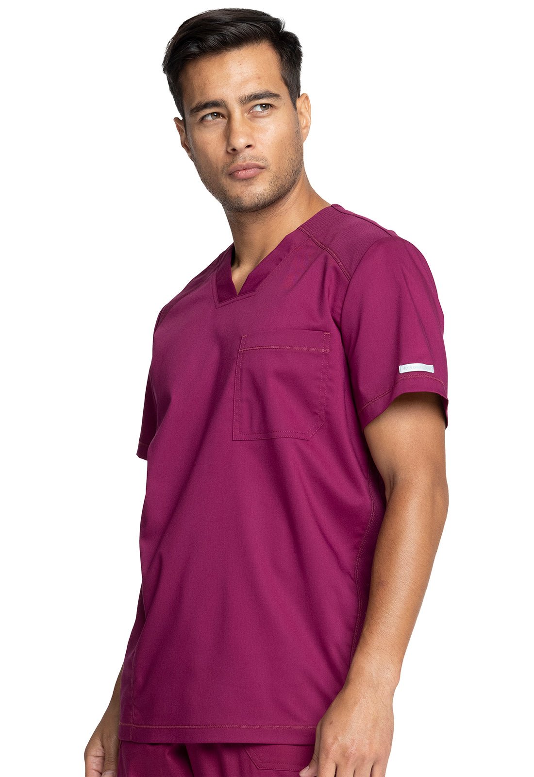 Cherokee Scrubs WW Revolution Men's V Neck WW603 Caribbean, Ciel, Hunter, Teal, Wine - Scrubs Select