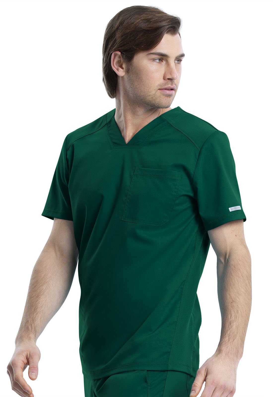 Cherokee Scrubs WW Revolution Men's V Neck WW603 Caribbean, Ciel, Hunter, Teal, Wine - Scrubs Select