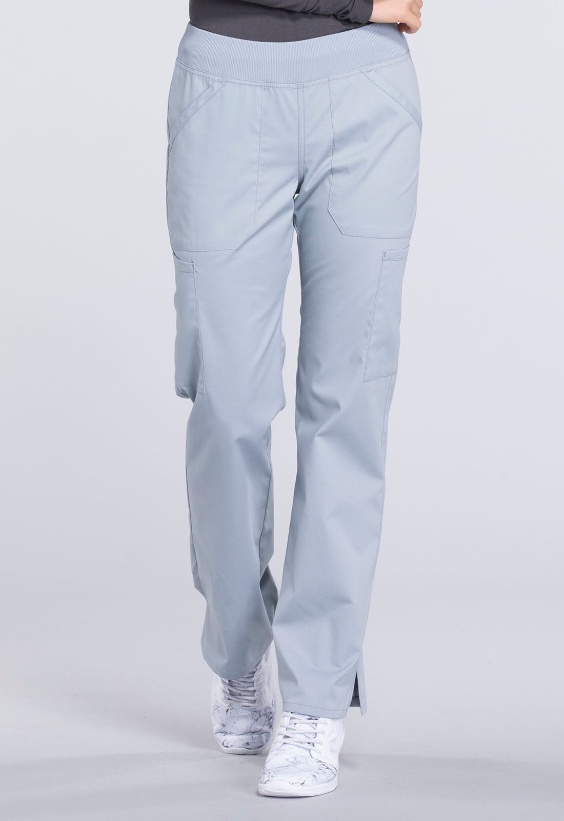 Cherokee WW Professionals Pull On Cargo Pant WW170 in Ciel, Grey, Royal - Scrubs Select