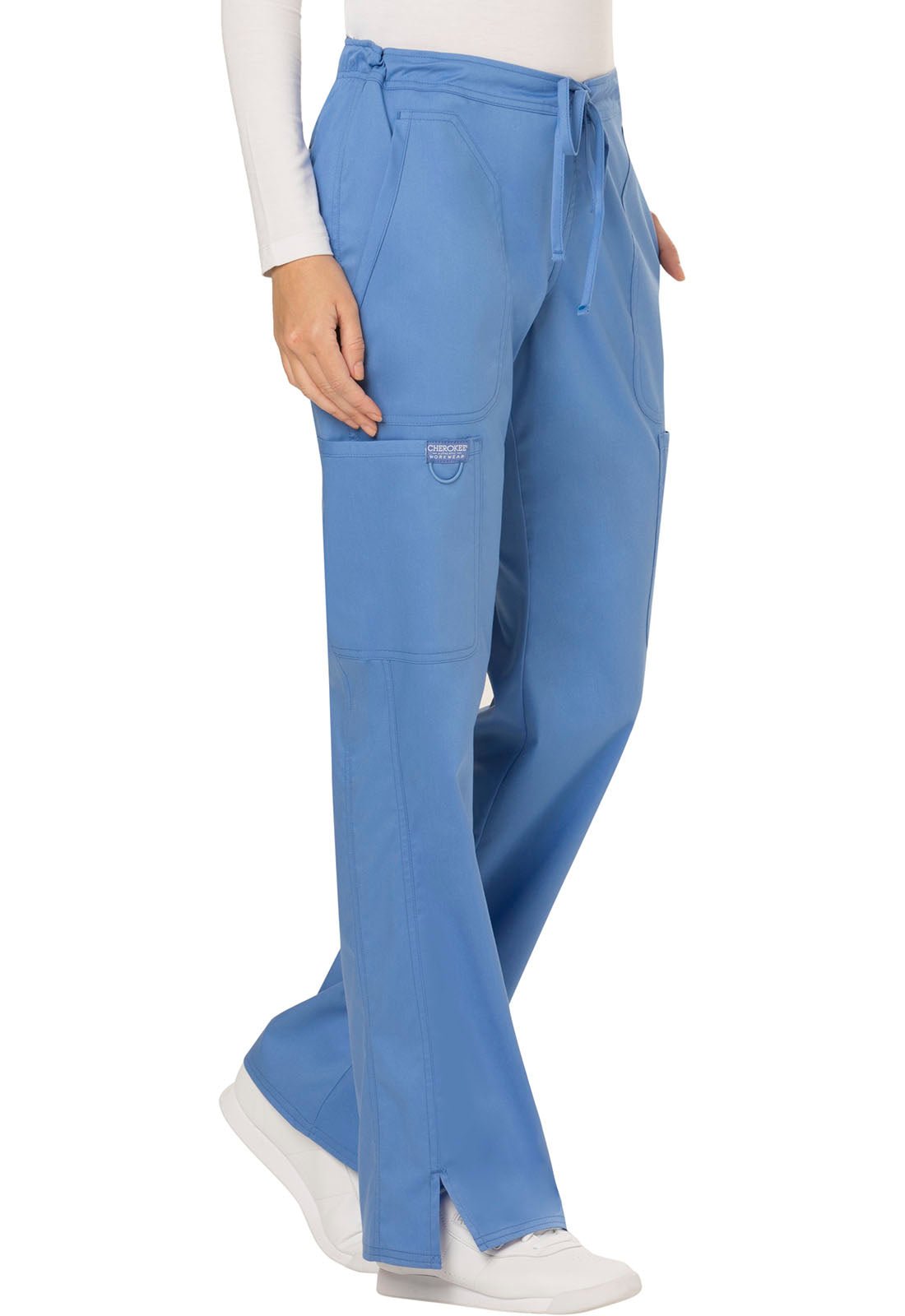 Cherokee WorkWear Women's Flare Leg Drawstring Scrub Pant